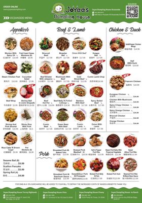 Menu photo 8 Joyee's Dumpling House Oceanside, CA Menu photo 8 Joyee's Dumpling House Oceanside, CA