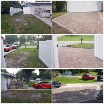 Soleil Pavers - Before and after. Job #2 - Masonry/Concrete Near Me Soleil Pavers - Before and after. Job #2 - Masonry/Concrete Near Me