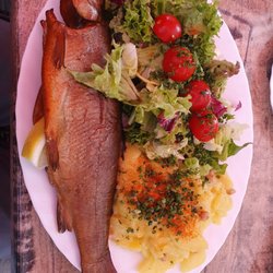 Gasthaus Seeblick - Super  lecker Forelle aus dem Rauch ...