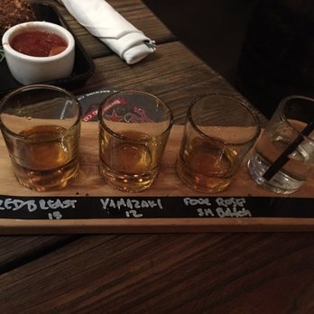 Bosscat Kitchen & Libations - Whiskey flight - New American Near Me - Irvine, California Bosscat Kitchen & Libations - Whiskey flight - New American Near Me - Irvine, California