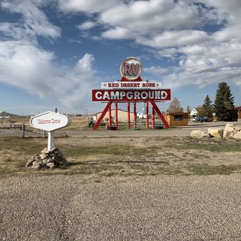 Red Desert Rose Campground - Easy to see entrance - Campgrounds Near Me - Rawlins, Wyoming Red Desert Rose Campground - Easy to see entrance - Campgrounds Near Me - Rawlins, Wyoming
