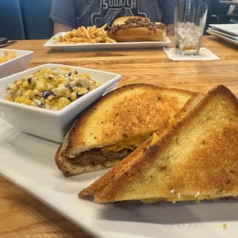 Chapin Ale House - Mamas Meatloaf Sandwich with Street Corn Side.  Yummy!!! - Pizza Near Me - Chapin, South Carolina
