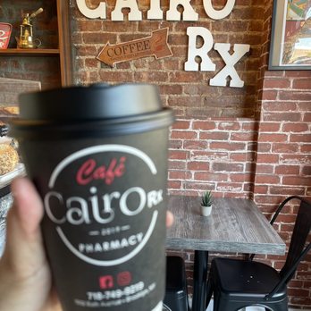 Cairo Rx Cafe - Hazelnut Latte (small ; $4) - Coffee & Tea Near Me - Brooklyn, New York