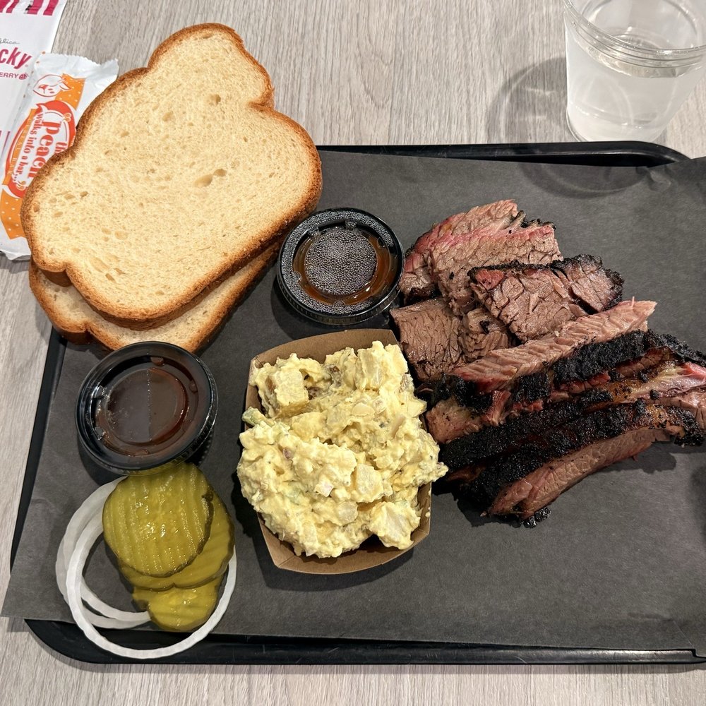 1lb brisket and potatoe salad 1lb brisket and potatoe salad