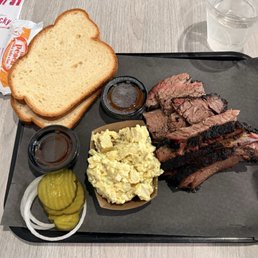 1lb brisket and potatoe salad