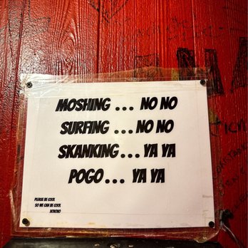 Melody Inn - a no surfing sign on a wall - Dive Bars Near Me - Indianapolis, Indiana Melody Inn - a no surfing sign on a wall - Dive Bars Near Me - Indianapolis, Indiana