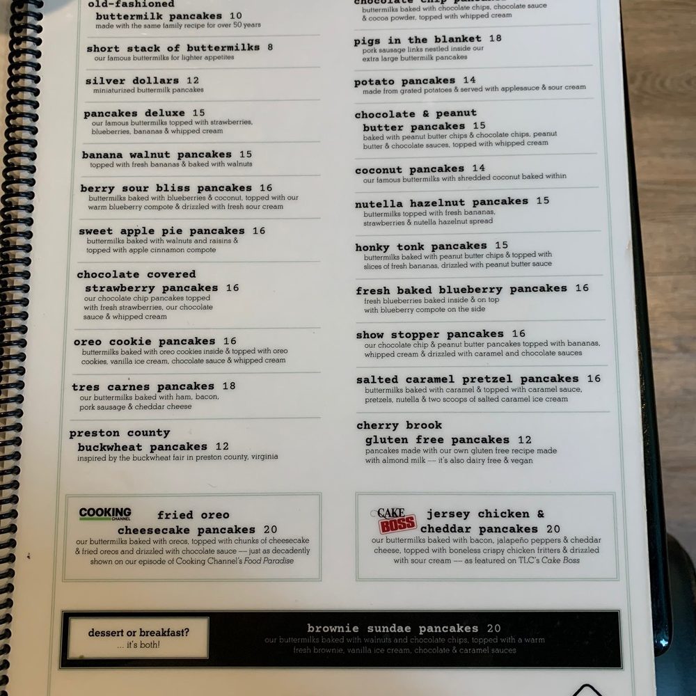 Brownstone Pancake Factory - Menu - Desserts Near Me - Brick Township, New Jersey Brownstone Pancake Factory - Menu - Desserts Near Me - Brick Township, New Jersey