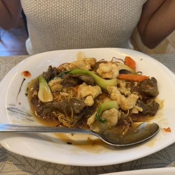 ABC Cafe - Combination Chow Mein- partially eaten - Dim Sum Near Me - Overland Park, Kansas