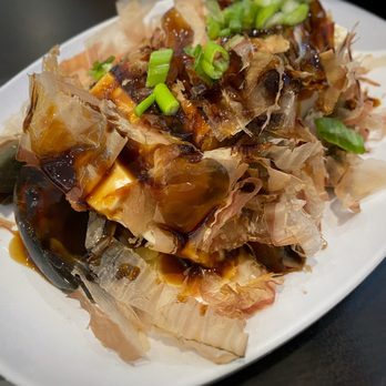 Mei Nung Beef Noodle House - Mei Nung Beef Noodle House - popular side of Tofu, Preserved Egg & Bonito Flakes. Umami overload. - Chinese Near Me - Markham, Ontario
