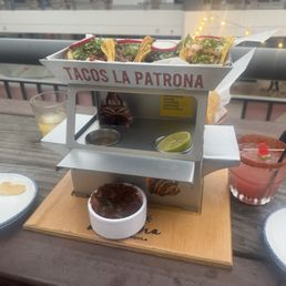 Taco appetizer presentation!