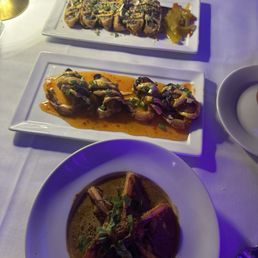 Shrimp & grits, Who Dat Shrimp, Egg Rolls Shrimp & grits, Who Dat Shrimp, Egg Rolls