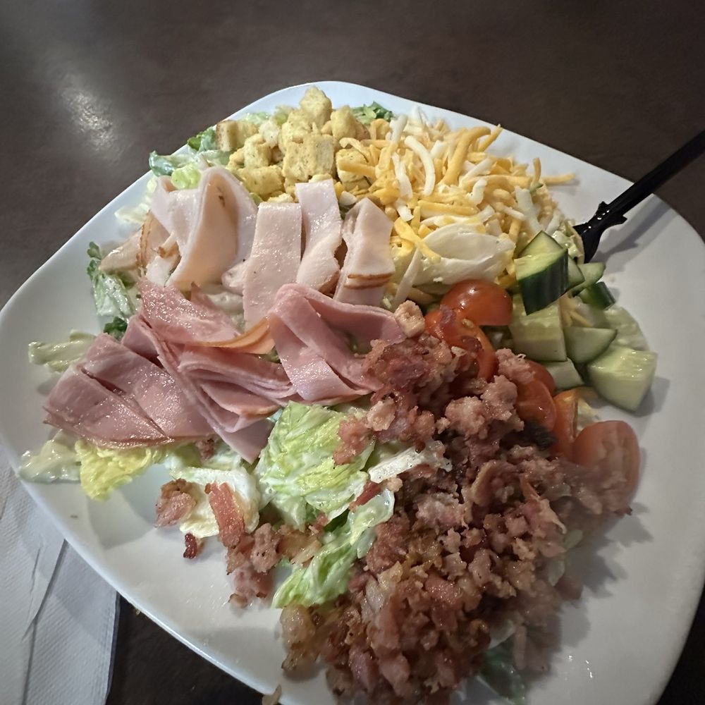 Cobb salad, missing hard boiled egg