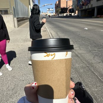 Coffee Box - pistachio latte with soy milk - Coffee & Tea Near Me - El Paso, Texas