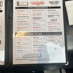 Food menu