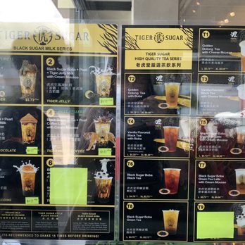 Tiger Sugar - Full menu - Bubble Tea Near Me - Honolulu, Hawaii Tiger Sugar - Full menu - Bubble Tea Near Me - Honolulu, Hawaii