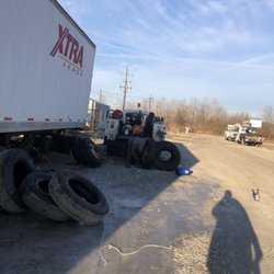 One stop truck and trailer repair - 8 tire changes at the cheapest rate around on tires!