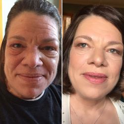 Jay Healy Makeup Artistry - Before and after makeup
