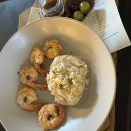 Make up your mind rice bowl with shrimp, sesame seeds only & non wasabi soy dressing on the side Make up your mind rice bowl with shrimp, sesame seeds only & non wasabi soy dressing on the side