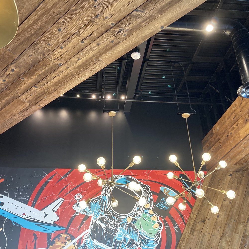 Black Rock Coffee Bar - Texas-centric wall wrap mural. - Coffee & Tea Near Me - Sachse, Texas Black Rock Coffee Bar - Texas-centric wall wrap mural. - Coffee & Tea Near Me - Sachse, Texas