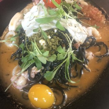 Blackbird - Squid ink pasta - New American Near Me - Santa Barbara, California