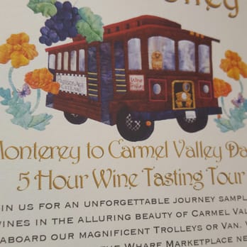 Tours Monterey - Just a few pics from our Trolley Tour! Highly recommend to anyone wanted to taste some awesome wines!!! - Wine Tours Near Me - Monterey, California Tours Monterey - Just a few pics from our Trolley Tour! Highly recommend to anyone wanted to taste some awesome wines!!! - Wine Tours Near Me - Monterey, California