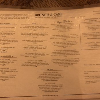 Brunch & Cake - Menu (9/10/2018) - Breakfast & Brunch Near Me - Barcelona, B Brunch & Cake - Menu (9/10/2018) - Breakfast & Brunch Near Me - Barcelona, B