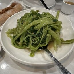 Stir-Fried Ong Choy With Garlic Stir-Fried Ong Choy With Garlic