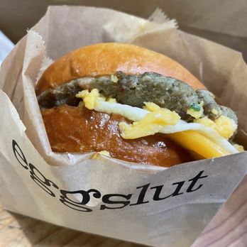Eggslut - Sausage, Egg & Cheese - Breakfast & Brunch Near Me - Los Angeles, California