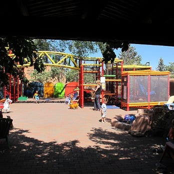 Twirl - Play structure in the back yard of Twirl Toy Store - Toy Stores Near Me - Taos, New Mexico