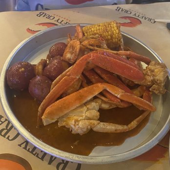 Crafty Crab - A. Snow Crab and Headless Shrimp - Seafood Near Me - Houston, Texas