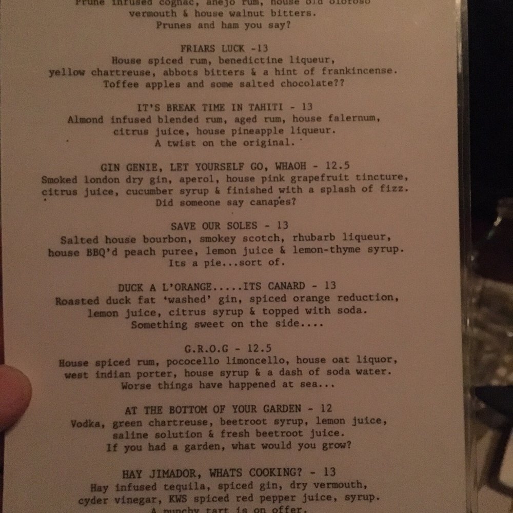 Knowhere Special - Cocktail Bars Near Me - London, XGL