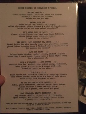 Menu photo 1 Knowhere Special London, XGL