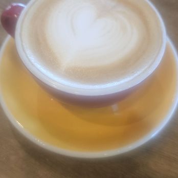 Carmela Coffee - Excellent cappuccino! Cute design on top! - Cafes Near Me - Pompano Beach, Florida