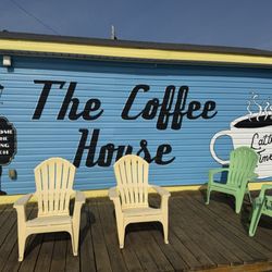 The Coffee House of Hot Springs - Sitting porch (drive thru on other side of building)