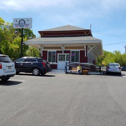 Steampunk Station - 150 year old train depot remodeled into beautiful cafe serving specialty sandwiches, home made soups and coffee.
