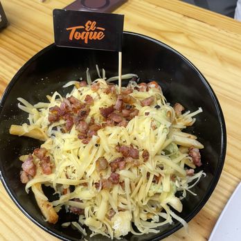 El Toque - French Fries w/Salchicha and Cheese - Venezuelan Near Me - Casselberry, Florida El Toque - French Fries w/Salchicha and Cheese - Venezuelan Near Me - Casselberry, Florida
