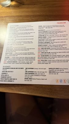 Menu photo 2 Piola Hallandale Beach, FL