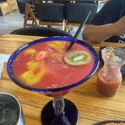 Strawberry mango margarita