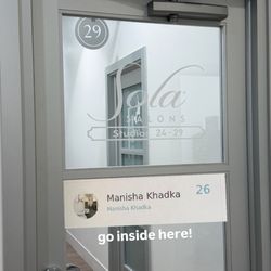 Go inside here to find Manisha (Studio #26)