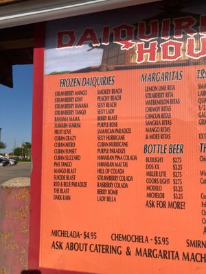 Menu photo 1 Daiquiri House Houston, TX Menu photo 1 Daiquiri House Houston, TX