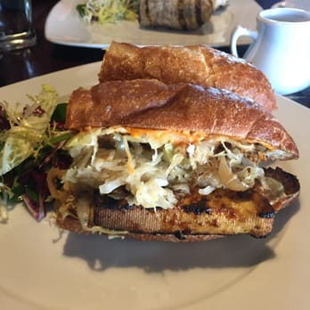 Sprig & Vine - Smoked Tofu sandwich. Great smokey flavors with warm sauerkraut. An easy favorite. - Vegan Near Me - New Hope, Pennsylvania