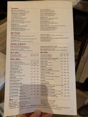 Menu photo 2 North Italia Omaha, NE