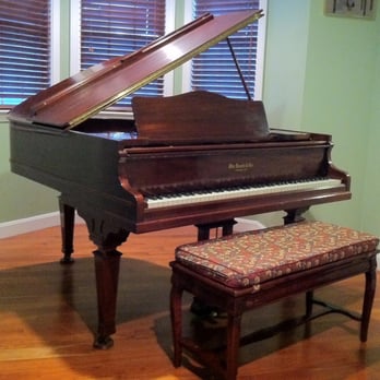 Roger's Piano - My 1916 Knabe piano, purchased in 1994. Custom made cushion matches the cover piano cover I removed for this photo. - Musical Instruments & Teachers Near Me - Natick, Massachusetts Roger's Piano - My 1916 Knabe piano, purchased in 1994. Custom made cushion matches the cover piano cover I removed for this photo. - Musical Instruments & Teachers Near Me - Natick, Massachusetts