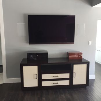 Eleven Audio Visual - In-wall speakers with white mesh grill. - Home Automation Near Me - Monrovia, California