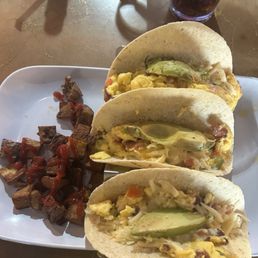 Breakfast tacos Breakfast tacos