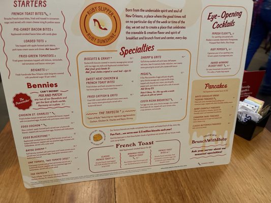 Menu photo 6 Ruby Slipper Pensacola Pensacola, FL