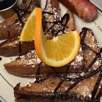 Elysian Cafe - Cinnamon Amaretto French Toast - New American Near Me - Hoboken, New Jersey Elysian Cafe - Cinnamon Amaretto French Toast - New American Near Me - Hoboken, New Jersey
