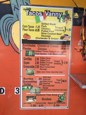 Menu photo 3 Taco Vanny Seffner, FL