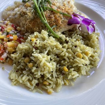 Summit House - John Dory (with cilantro jasmine rice) - Steakhouses Near Me - Fullerton, California Summit House - John Dory (with cilantro jasmine rice) - Steakhouses Near Me - Fullerton, California