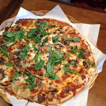 Sliver Pizzeria - Mushroom, arugula, and lots of cheeses pizza - Pizza Near Me - Berkeley, California Sliver Pizzeria - Mushroom, arugula, and lots of cheeses pizza - Pizza Near Me - Berkeley, California